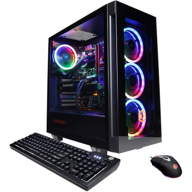 CYBERPOWERPC -  Gaming PC, AMD Ryzen 7 3800X 3.9GHz, 16GB DDR4, GeForce RTX 3060 TI 8GB, 2TB NVMe SSD - Preowned