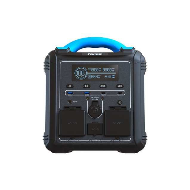 Forza Titan Series - Battery backup - 700 Watt Portable Power Station supports solar generator