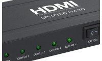 Xtech - HDMI Splitter - 1 Input to 4 Outputs