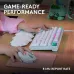 Logitech G316 X 98 Wired RGB LIGHTSYNC Mechanical Gaming Keyboard (Tactile) - White