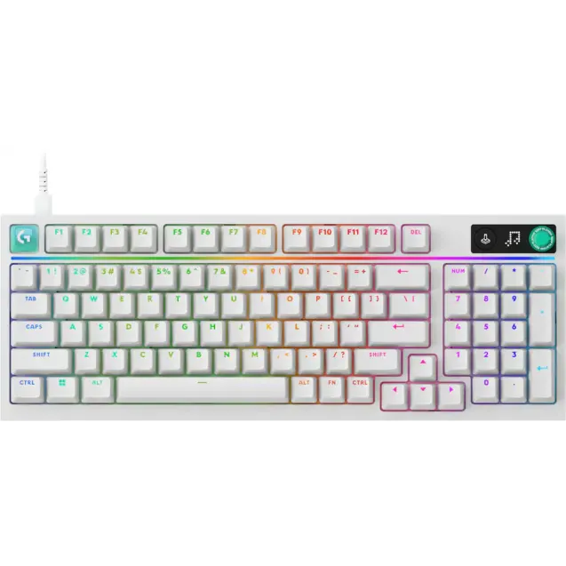 Logitech G316 X 98 Wired RGB LIGHTSYNC Mechanical Gaming Keyboard (Tactile) - White