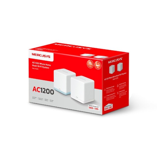 Mercusys Halo H32G Dual Band AC1200 Whole Home Mesh Wi-Fi System