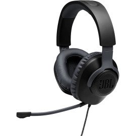 JBL Quantum 100 - Wired Over-Ear Gaming Headphones - Black