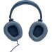 JBL Quantum 100 - Wired Over-Ear Gaming Headphones - Blue