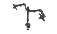 Klip Xtreme Desk Clamp Dual Monitor Mount 13" to 32"