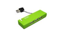 Klip Xtreme - 4 ports USB 2.0- USB Hub - Green