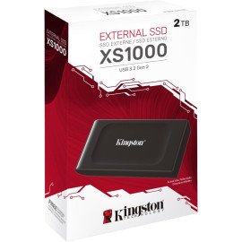 Kingston XS1000 2TB SSD Pocket-Sized USB 3.2 Gen 2 External Solid State Drive Up to 1050MB/s 