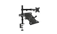 Klip Xtreme - Desktop Monitor and laptop mount - 1x -Laptop 1x Monitor up to 32"