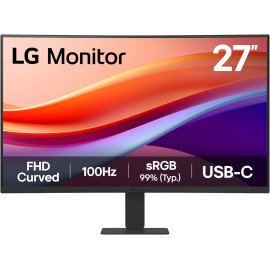 LG Monitor 27U421A – Curved FHD 1080p VA 27 inch, 100Hz, 5ms, USB-C, HDMI LG Monitor 27U421A – Curved FHD 1080p VA 27 inch, 100Hz, 5ms, USB-C, HDMI