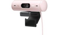 Logitech BRIO 500 1080p Web Cam HD  Rose Light Correction Auto-Framing