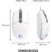 Logitech G203 LIGHTSYNC 6 Buttons Gaming Mouse - White