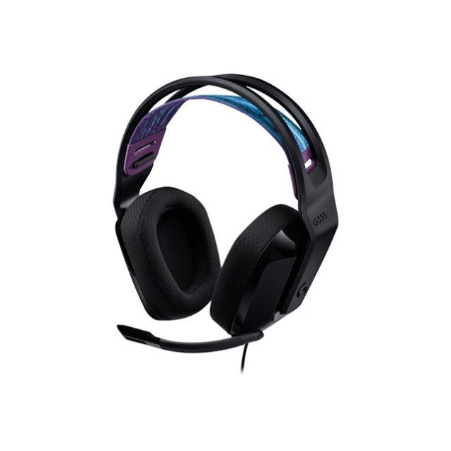 Logitech G G335 Wired Gaming Headset Flip to Mute Microphone, 3.5mm Audio Jack, Memory Foam Earpads, Lightweight