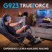 Logitech G923 Racing Wheel and Pedals for PS5, PS4 and PC featuring TRUEFORCE up to 1000 Hz Force Feedback