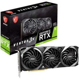 MSI Gaming GeForce RTX 3060 12GB 15 Gbps GDRR6 Boost Clock: 1807 MHz 192-Bit HDMI/DP PCIe 4 Torx Triple Fan Ampere OC Graphics Card