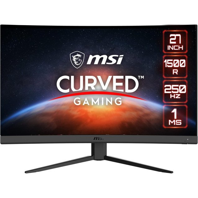 MSI G27C4X 27 inch 1920 x 1080 (FHD), 1ms, 250Hz, Curved Gaming Monitor