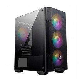 MSI MAG Forge M100A -  Mid-Tower, Micro-ATX, Mini-ITX, Steel, Black Computer Case