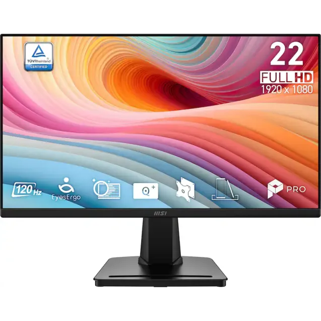 MSI PRO MP225 E12VL 22 inch 1920x1080p IPS 120Hz 1ms Monitor