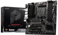 MSI PRO B550M-VC WiFi ProSeries Motherboard (AMD Ryzen 5000 Series, AM4, DDR4, PCIe 4.0, SATA 6Gb/s, M.2, USB 3.2 Gen 2, HDMI/DP, Wi-Fi 6E, Bluetooth 5.2, mATX)