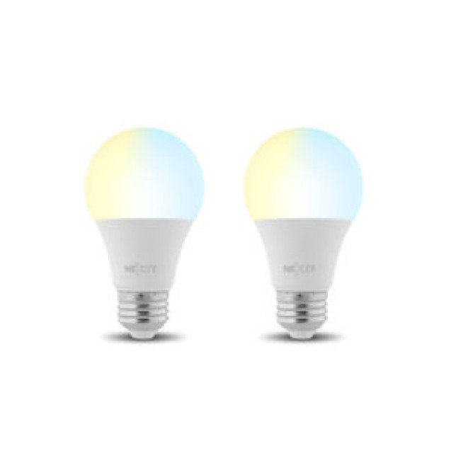 Nexxt Home Smart Wi-Fi LED 110V - A19 Tunable White, Two Pack