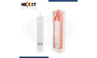 Nexxt Solutions NHP-E610 Smart Wi-Fi Surge Protector - 4 Outlet & 4 USB