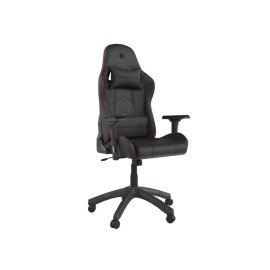 Primus Gaming THRÓNOS200S Gaming Chair with Lumbar Support, Height Adjustable 360°-Swivel Seat and Headrest - Black and Red