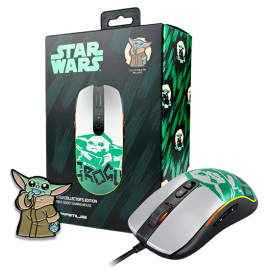 Primus Gaming GLADIUS12400T Star Wars Limited Collectors Edition GROGU Wired 10 Button Gaming Mouse