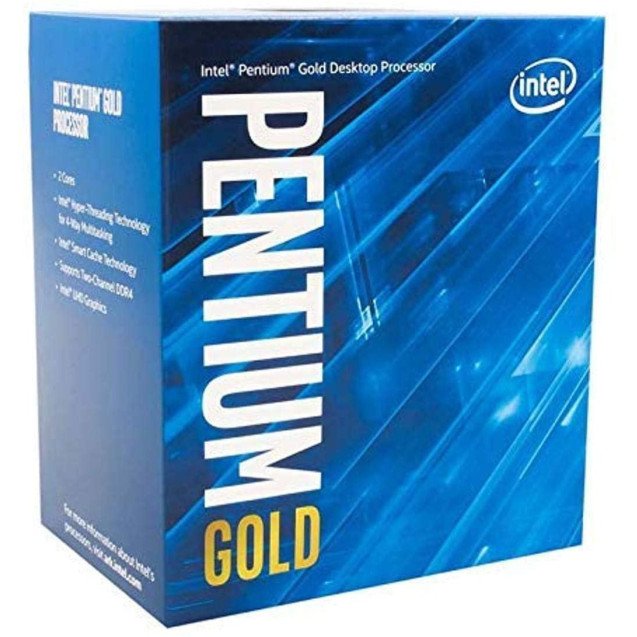 Intel Pentium Gold G-6400 2 Cores 4.0 GHz LGA1200 (Intel 400 Series chipset) Desktop Processor