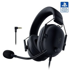 Razer BlackShark V2 X Wired PlayStation Gaming Headset 7.1 Surround Sound - 50mm Drivers  - For PC, PS4, PS5, Switch - 3.5mm Audio Jack - Black