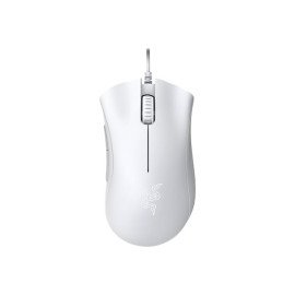 Razer DeathAdder Essential - Wired Gaming Mouse Optical Sensor, 6400 DPI, 5 Programmable Buttons, Ergonomic Form Factor White