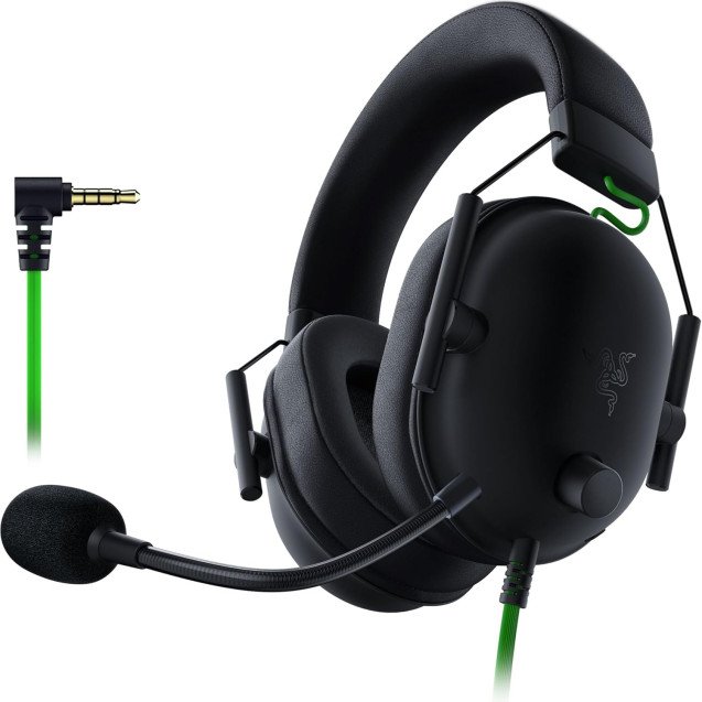 Razer BlackShark V2 X Gaming Headset: 7.1 Surround Sound - 50mm Drivers - Memory Foam Cushion - For PC, PS4, PS5, Switch - 3.5mm Audio Jack - Black Razer BlackShark V2 X Gaming Headset: 7.1 Surround Sound - 50mm Drivers - Memory Foam Cushion - For PC, PS4, PS5, Switch - 3.5mm Audio Jack - Black