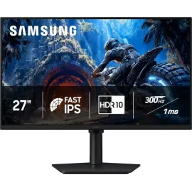 Samsung Odyssey G4 (G40H) 27" Fast IPS FHD 1920 x 1080 300Hz 1ms AMD FreeSync Premium Gaming Monitor with HDR 10 DisplayPort HDMI