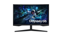 SAMSUNG Odyssey G55C QHD (2560x1440) 32-Inch 165Hz Curved Gaming Monitor 1ms, HDMI, Display Port, AMD FreeSync Premium
