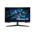 SAMSUNG Odyssey G55C QHD (2560x1440) 32-Inch 165Hz Curved Gaming Monitor 1ms, HDMI, Display Port, AMD FreeSync Premium