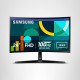 SAMSUNG 24" Essential S36GD FHD 1800R Curved Computer Monitor, 100Hz, Game Mode HDMI and D-sub Ports