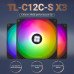 Thermalright TL-C12C-S X3 CPU Fan 120mm ARGB Case Cooler Fan 3 Pack