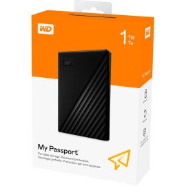 Western Digital WD My Passport 1 TB External Portable Hard drive - encrypted