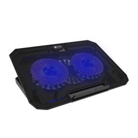 Xtech - Notebook stand - 15.6" black w blue LED XTA-156