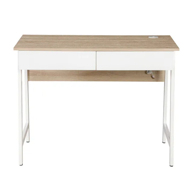 Xtech XTF-CD206 Single Level Computer Desk with Drawers and USB Ports