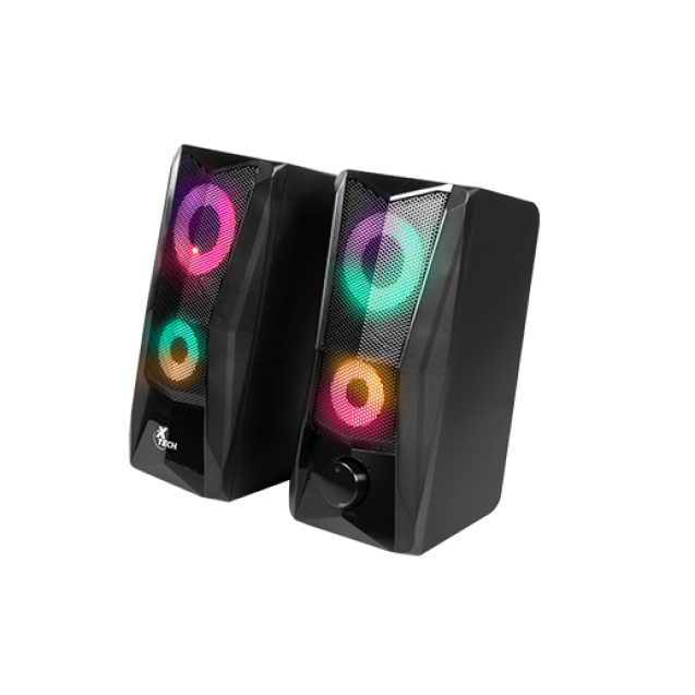 Xtech INCENDO 2.0 stereo multimedia speakers with led lights