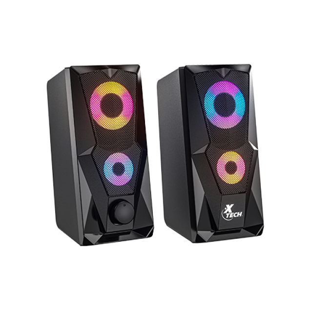 Xtech FireShot 2.0 Multimedia Speakers with LED Lights