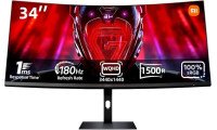 Xiaomi G34WQi 34″ 1440p UltraWide VA Curved Back Lit Gaming Monitor 180Hz, 1ms