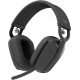 Logitech Zone Vibe 100 Lightweight Wireless Over Ear Headphones with Noise Canceling Microphone Advanced Multipoint Bluetooth Headset