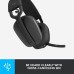 Logitech Zone Vibe 100 Lightweight Wireless Over Ear Headphones with Noise Canceling Microphone Advanced Multipoint Bluetooth Headset