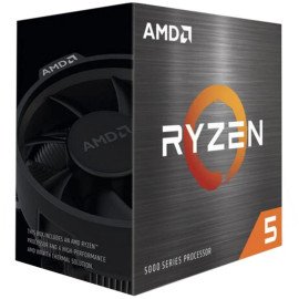 AMD Ryzen 5 5500 6-Core, 4.2 GHz, 12-Thread Unlocked Desktop Processor with Wraith Stealth Cooler