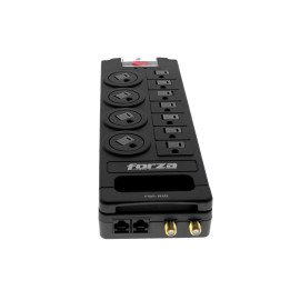 Forza -Surge protector 1800J/1750W- 11 Outlets, 180°, RJ45 & coax-120V/240V