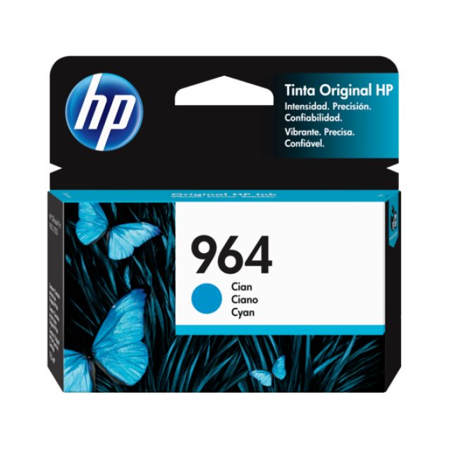 HP 964 Original Ink Cartridge - Cyan