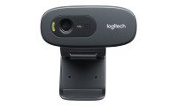 Logitech HD C270 Webcam, Widescreen HD Video Calling, HD Light Correction, Noise-Reducing Mic  – Web camera