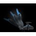Primus Gaming THRÓNOS100T Gaming Chair with Lumbar Support, Height Adjustable 360°-Swivel Seat and Headrest - Black and Blue