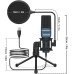 TONOR USB Condenser Microphone Mic with Tripod Stand & Pop Filter for Streaming, Podcasting, Vocal Recording, Compatible with iMac, Laptop, Desktop Computer