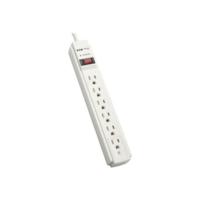 Eaton Tripp Lite Series Surge Protector Power Strip 120V 6 Outlet 6' Cord 790 jules - Surge protector - 15 A